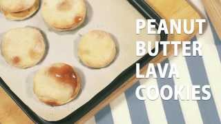 How to make quotPEANUT BUTTER LAVA COOKIESquot Sansiri Recipe [upl. by Fionnula224]