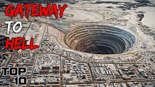 Top 10 Mysterious Bottomless Pits From Around The World [upl. by Yahiya590]