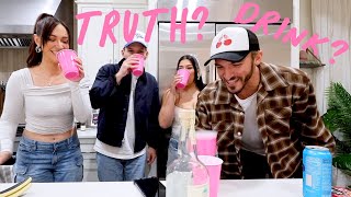 Truth or Drink Filming the first episode of PrettyxUnfiltered w Zane and Heath [upl. by Cirdor]