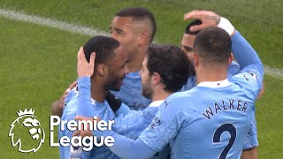 Man City strike first against Wolves with Leander Dendoncker own goal  Premier League  NBC Sports [upl. by Notsnhoj]