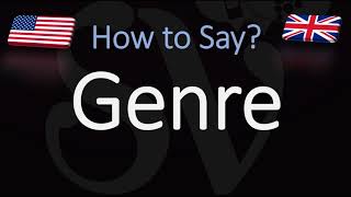 How to Pronounce Genre CORRECTLY [upl. by Eduam34]