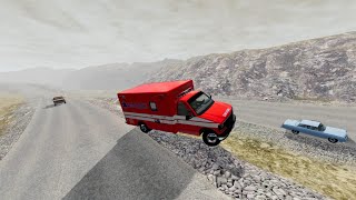 ful high speed bus vs pukup BeamNG drive [upl. by Dwight]