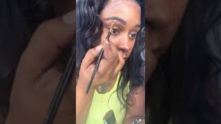 EYEBROW AND LASH MAKE UP TUTORIAL makeup makeuptutorial makeupartist [upl. by Refinej]