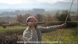 Lancio con il propulsore  Spear Throwers  Archeologia Sperimentale [upl. by Heyde767]