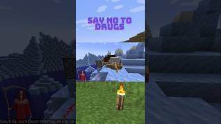 Say no to drugs on minecraft minecraft shorts redstone [upl. by Selia36]