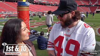 Move The Chains Cowboys vs 49ers Pregame Chat with Nate Smith  1st amp 10 [upl. by Celie855]