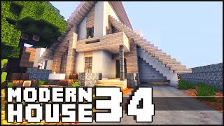 Minecraft  Modern House 34 [upl. by Arlette]