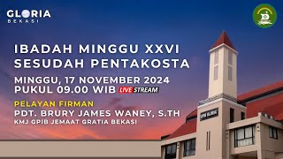 IBADAH MINGGU XXVI SESUDAH HARI PENTAKOSTA  MINGGU 17 NOVEMBER 2024 Pkl 0900 WIB [upl. by Yromas]