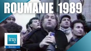 25 décembre 1989  Adrian Păunescu arrêté à Bucarest  Archive INA [upl. by Lav]