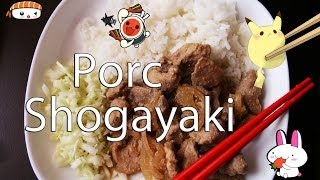 Recette porc Shogayaki porc au gingembre [upl. by Maynard]