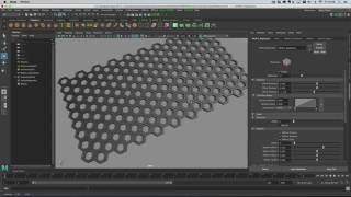 Maya 2017  Modelling repeating patterns with MASH [upl. by Yruoc]