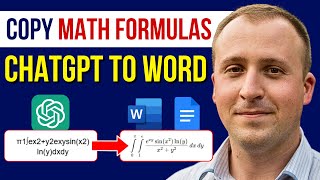 How to Copy Math Equations From ChatGPT to WordGoogle Docs 1 Click [upl. by Eyaf]