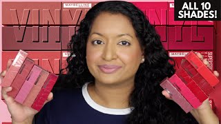 Maybelline Super Stay Vinyl Ink Liquid Lipcolor Review [upl. by Sedruol]