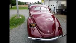 Driving a 1937 LincolnZephyr coupe Part 1 [upl. by Nhar]