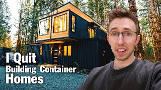 5 Problems with Shipping Container Homes [upl. by Auqinu421]