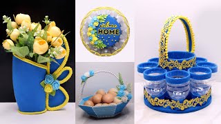 4 Recycle Plastic Bottles Easy Projects  Best out of Waste bottle craft easy  Ide kreatif botol [upl. by Dawaj941]