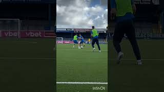 this is Coleraine fc training today at Showgrounds [upl. by Wohlen]