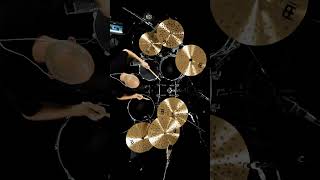 Pure Alloy Extra Hammered Demo No1 w Jerry Roe shorts meinlcymbals drums drummer drumming [upl. by Chrotoem641]