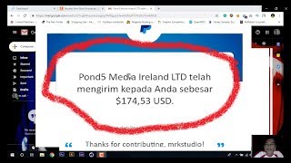 174 per month Earning Proof sell AE Template on Pond5 and Motionelement june 2019 [upl. by Tamah]