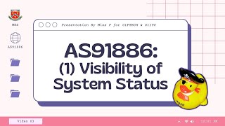 AS91886 Visibility of System Status [upl. by Summons]