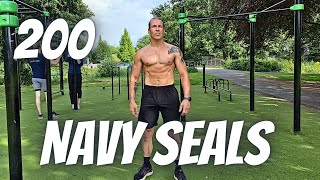 No Stress  200 Navy Seal Burpees  2856  600 Pushups [upl. by Derril]