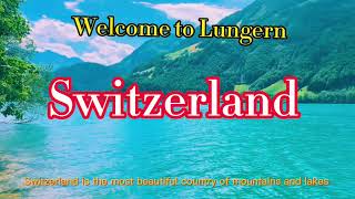 LAKE LUNGERN SWITZERLAND🇨🇭Swiss Village  Swiss Alps Future Tracks switzerland alps shorts [upl. by Haidedej223]