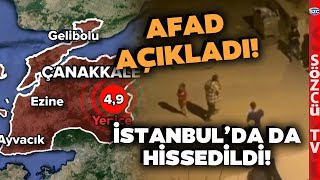 Çanakkale İstanbul ve Bursada Hissedilen Deprem Halk Sokağa İndi İşte İlk Görüntüler [upl. by O'Neil754]