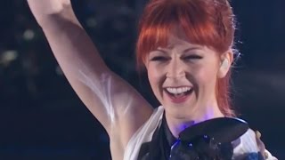 Lindsey Stirling amp Lzzy Hale AGT Americas Got Talent  Shatter Me 2014  Preshow Interview [upl. by Tanitansy]