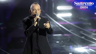 Sanremo 2024  Eros Ramazzotti canta quotTerra promessaquot [upl. by Nytsud]