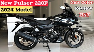 New 2024 Model Bajaj Pulsar 220F Review  Price  Mileage  Feature  Pulsar 220F 2024 Model [upl. by Ralyks]