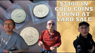 We Found 3400 In GOLD Coins AT A YARD SALE [upl. by Eseer]