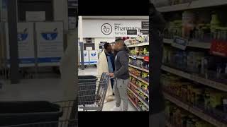 Fake attack in Walmart my house is dirty [upl. by Enirod376]