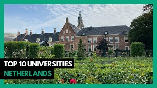 Top 10 Best Universities in NETHERLANDS  2024 College Rankings [upl. by Phelgen85]