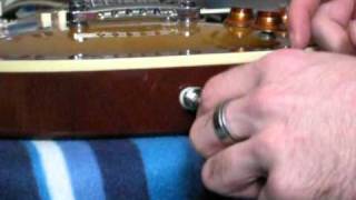 How to attach the Schaller Security Locks on the Epiphone Les Paultutorial English Version 12mpg [upl. by Coe]