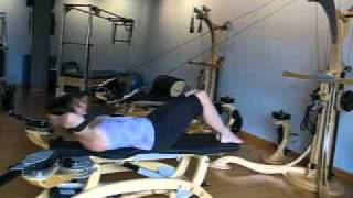 Abdominal Exercise on Gyrotonic Equipment [upl. by Camilia889]