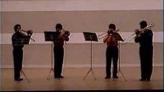 Trombone Quartet WHY  Fighting Trombones [upl. by Ehcar]