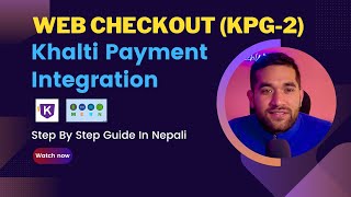 Khalti Payment Gateway Integration Web Checkout KPG2  React  Nodejs  Bipin Budhathoki  Nepali [upl. by Neehsas685]