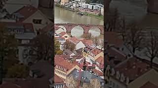 Walks in Germany Heidelberg Castle BadenWürttemberg travel history tram heidelbergcastle [upl. by Alorac]