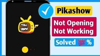 Fix Pikashow app not opening and working issue in Android mobile  Pikashow Source Down Problem [upl. by Eenad864]