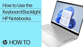 How to Use the Keyboard Backlight for HP Notebooks  HP Support [upl. by Issirk20]