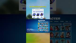 Get an OG Fortnite Account for free [upl. by Enneira110]