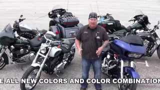 New 2015 Harley Davidson Colors Paint Lineup [upl. by Airdnala]