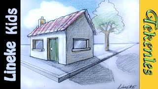 HUIS tekenen voor beginners in stappen [upl. by Nnair]