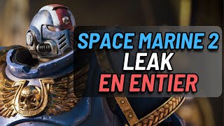 Leak complet  Warhammer 40K Space Marine 2 en danger [upl. by Ssyla]