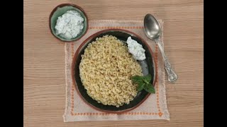 Bulgur pilaf pilau recipe for easy dinner [upl. by Tildie325]