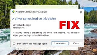 A Driver Can’t Load on This Device in Windows 11 Solution [upl. by Aner437]