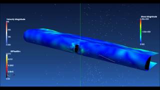 MSC Nastran Explicit Nonlinear  Birdstrike 1of4 [upl. by Reo]