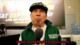 Rafael García habla sobre Floyd Mayweather [upl. by Shellans]