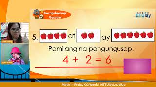 Math 1  Friday Q2 Week 1 ETUlayLevelUp Quarter2 [upl. by Anitsirt]