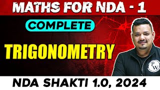 NDA Maths  Trigonometry  NDA 1 2024  Defence Wallah [upl. by Selma]